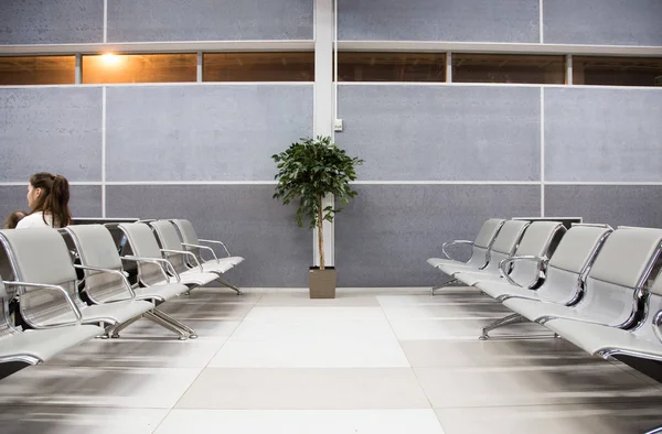 Sits Väntrummet Flygplats — Stockfoto
