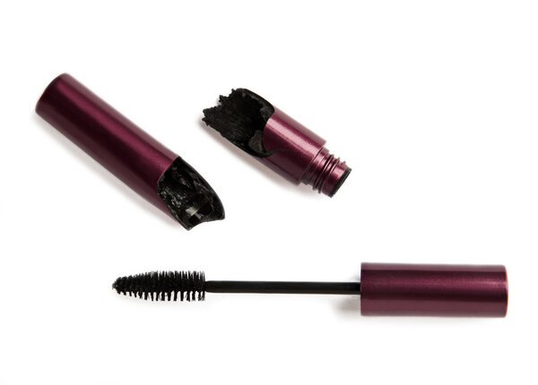 black mascara package open