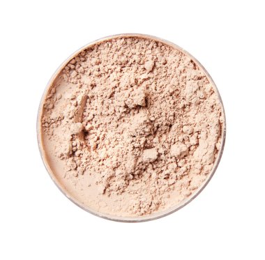 doğal bej ufalanmış toz