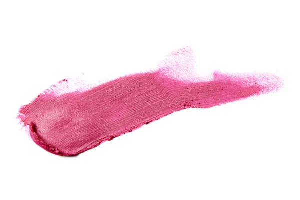 Roze vlekkerig lippenstift trace — Stockfoto