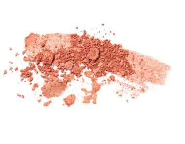 Turuncu allık ve göz farı fırça darbesi