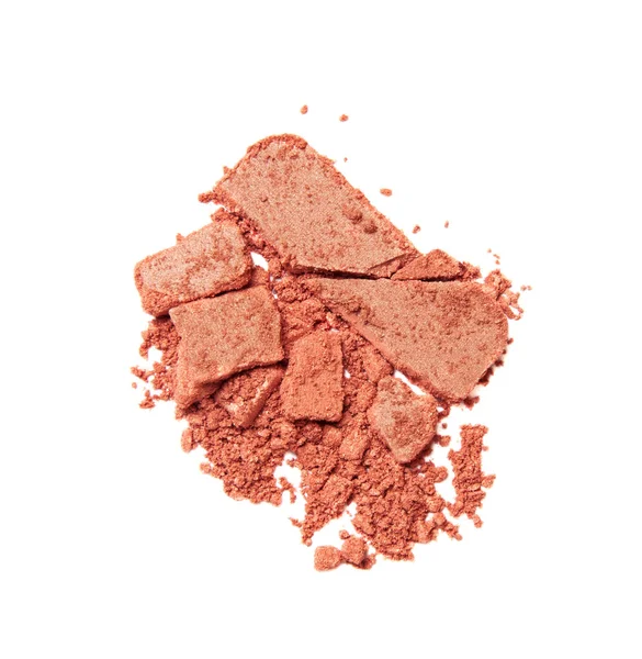 Crumbled orange eyeshadow — Stock Photo, Image