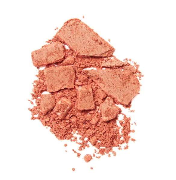 Crumbled orange eyeshadow — Stock Photo, Image