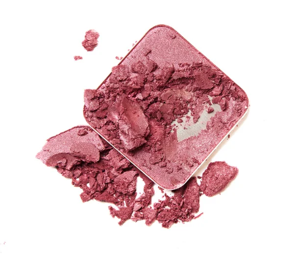 Broken pink fuchsia eyeshadow — Stock Photo, Image