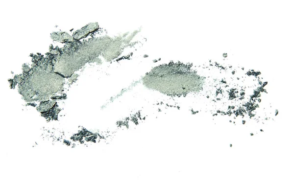 Scattered green metallic eyeshadow — Stock Photo, Image