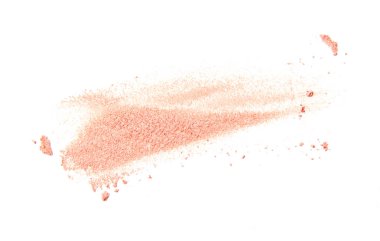 pembe göz farı kontur beyaz arka plan üzerinde izole