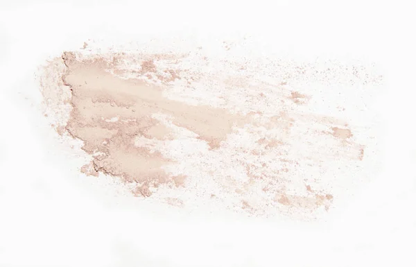 Rosa Rubor Disperso Sombra Ojos Aislado Sobre Fondo Blanco —  Fotos de Stock