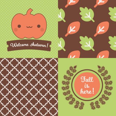 Sonbahar dizi desen ve posterler ilham