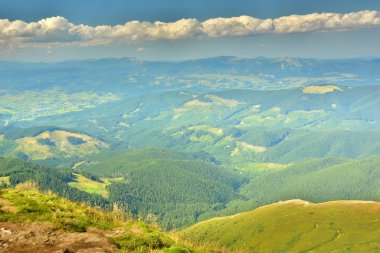 dağların güzel manzarası
