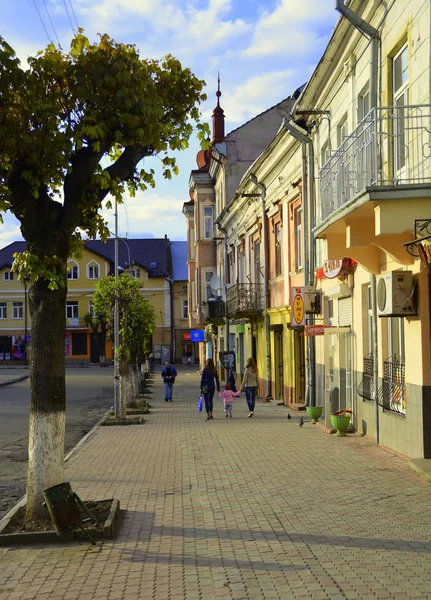 De straten van de oude stad — Stockfoto