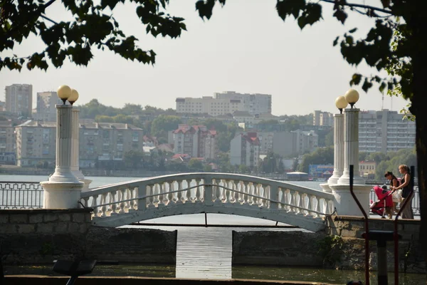 Meer in de stad van Ternopil — Stockfoto