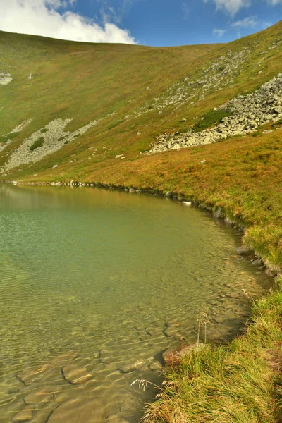 Горная река в горах — стоковое фото