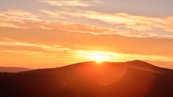 Gunung TIME LAPSE — Stok Video