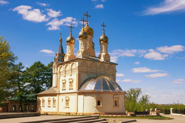 Ortodox egyház színeváltozása. Ryazan city, Oroszország — Stock Fotó