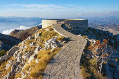 Lovcen Milli Parkı, Karadağ, sonbahar bakış açısı