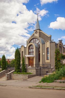 Seventh-day Adventist Church. Uman town, Ukraine clipart
