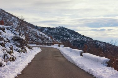 Balkanlara kış yolculuğu. Karadağ, Lovcen Ulusal Parkı