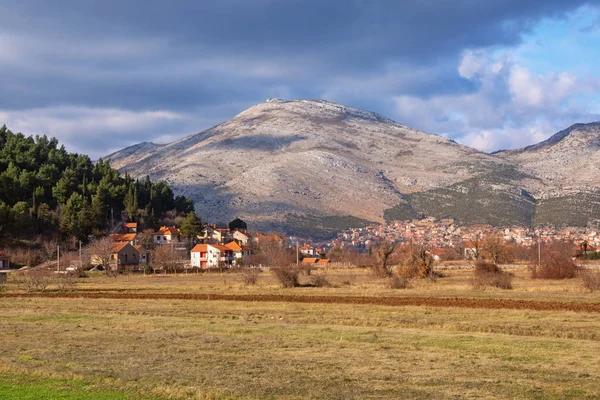 Bosna Hersek Sırp Cumhuriyeti Nde Güzel Güneşli Kış Manzarası Trebinje — Stok fotoğraf