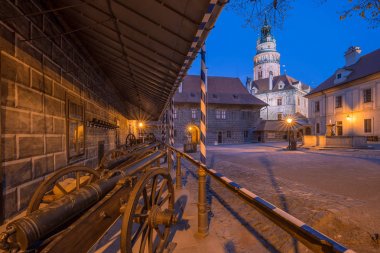 Çek Cumhuriyeti 'ndeki Cesky Krumlov Kalesi