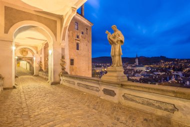 Çek Cumhuriyeti 'ndeki Cesky Krumlov Kalesi