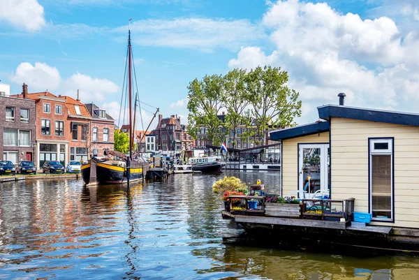 Paisaje Urbano Leiden Países Bajos — Foto de Stock