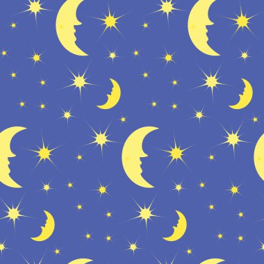 gece gökyüzü desen