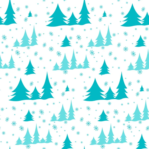 Νέο μοτίβο των χριστουγεννιάτικων δέντρων — Διανυσματικό Αρχείο
