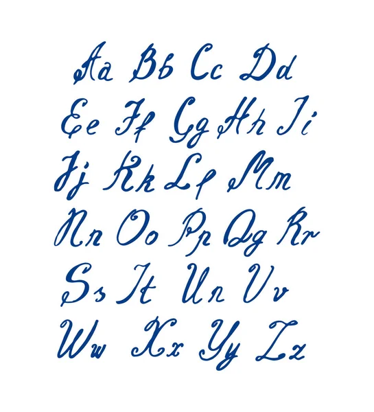 Palabras del alfabeto inglés sobre un fondo blanco, vector — Archivo Imágenes Vectoriales
