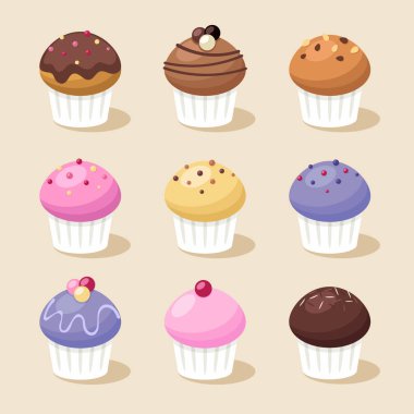 Dokuz lezzetli Muffins