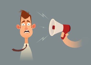 Karışık ofis çalışanı üzerinde çığlık ağızlık