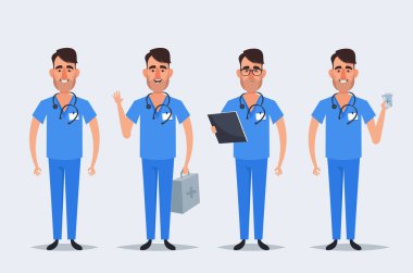 Sevimli çizgi film doktor - 2 / 2 ayarla