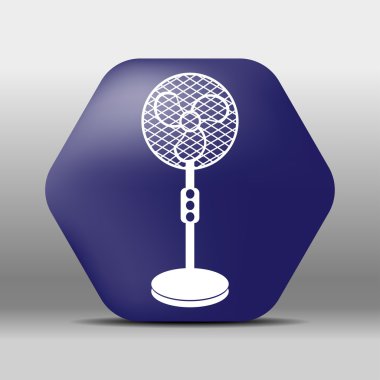 fan simgesi düğme logo simge kavramı yüksek kaliteli