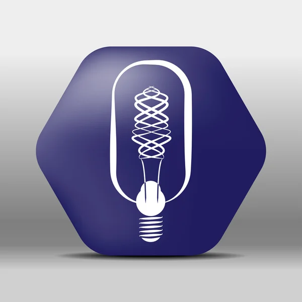 Lampa ikona przycisku logo symbol koncepcja wysokiej jakości — Wektor stockowy
