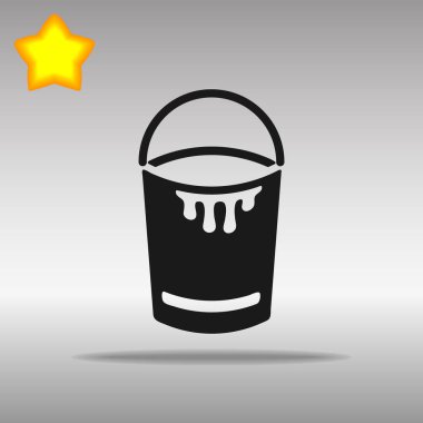 Siyah Kova kutsal kişilerin resmi düğme logo sembol kavramı yüksek kalite