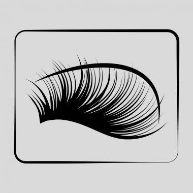 kirpik kutsal kişilerin resmi üstünde gri bir arka plan