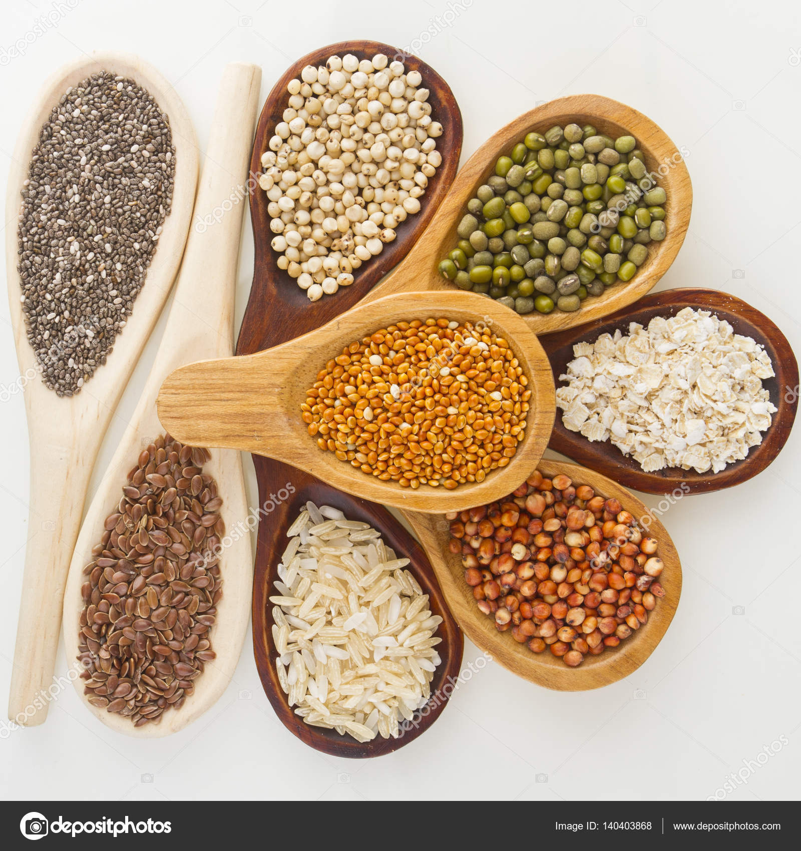 Milhetes formam um grupo de várias culturas de cereais com sementes  pequenas — Foto © CUNDO #140403868, image size:1600x1700