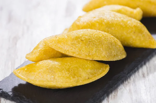 Empanadas on the table, traditional Colombian food