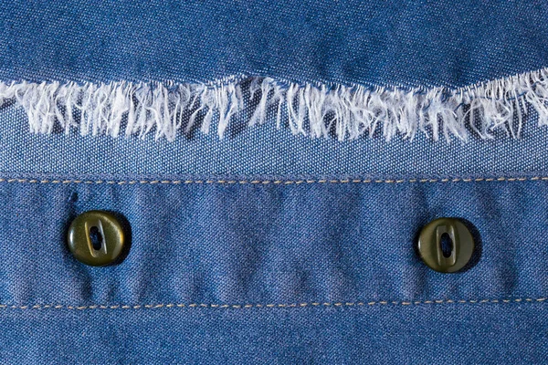 Detailní Záběr Džínové Tkaniny Textur Tvarů — Stock fotografie