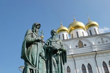 Anıtın Cyril ve Methodius, Dmitrov, Rusya Federasyonu