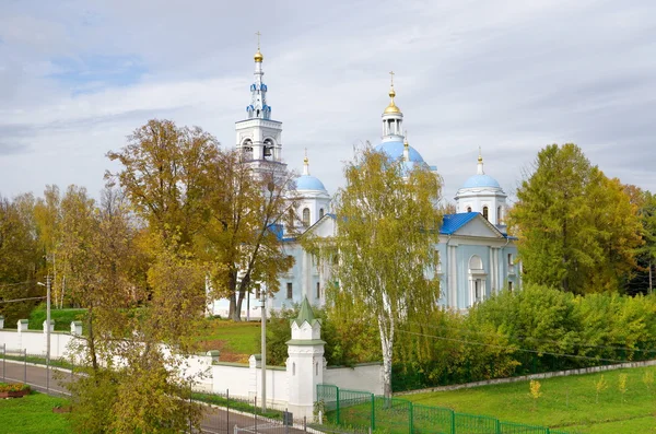 Спасо-Благовещенский монастырь в селе Деденево Московской области — стоковое фото