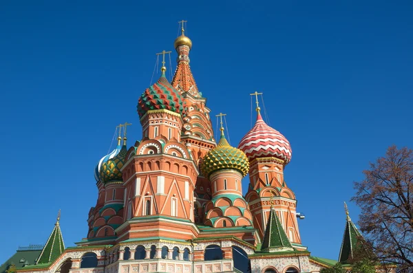 Templo de Basilio el Bendito, Moscú, Rusia — Foto de Stock