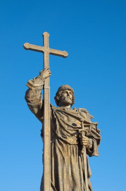 Anıt kutsal Prens Vladimir büyük, Moskova, Rusya Federasyonu