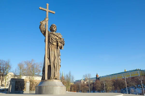 Monument au Saint-Prince Vladimir le Grand, Moscou, Russie — Photo