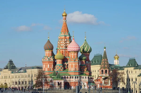 Санкт-Петербург Собор Василия Блаженного, Москва, Россия — стоковое фото