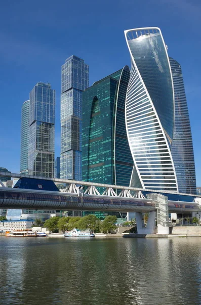 Business center "Moszkva-city", Moszkva, Oroszország — Stock Fotó