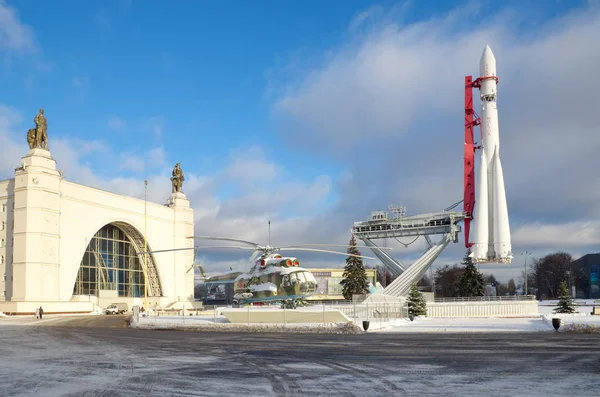Rocket "Wostok" o Vdnkh, Moskwa, Rosja — Zdjęcie stockowe