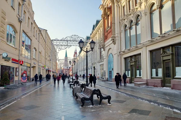 Nikolskaya street, Moskova, Rusya — Stok fotoğraf