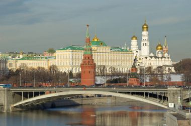 Moskova Kremlin ve Bolshoy Kamenny Köprüsü, Rusya Federasyonu