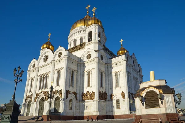 Собор Христа Спасителя в Москве, Россия — стоковое фото