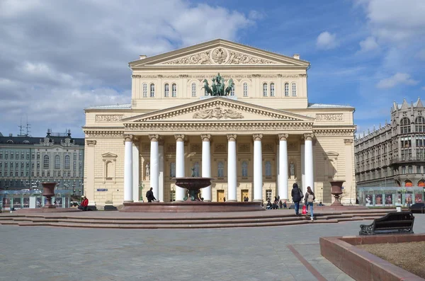 Edifício do Teatro Bolshoi, Moscou, Rússia — Fotografia de Stock